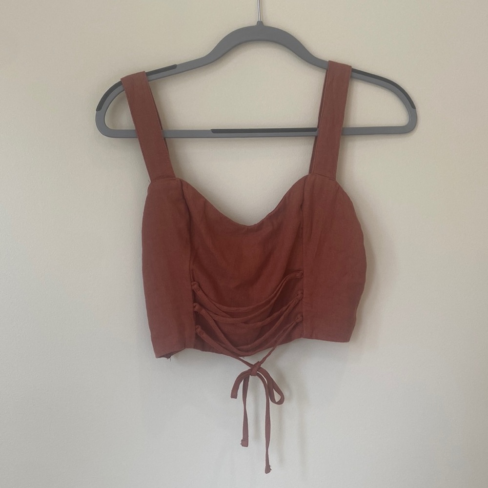 Abercrombie cropped tang top